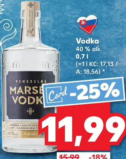 Marsen vodka 40 %