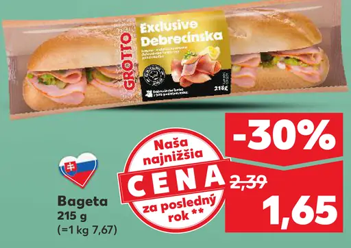 Grotto bageta Exklusive Debrecínka