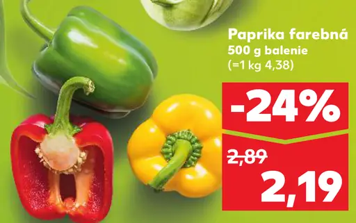 Paprika farebná