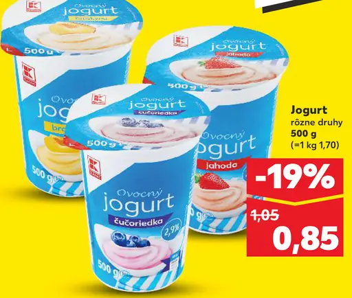 K-Classic Ovocný Jogurt