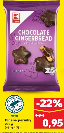 K-Classic plnené perníky s čokoládou