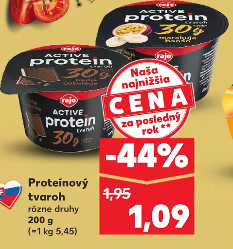 Rajo Active Protein tvaroh