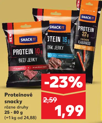 Snack it proteínové snacky