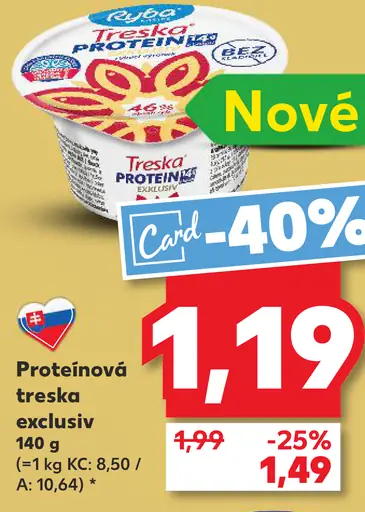 Treska proteínová treska exclusiv