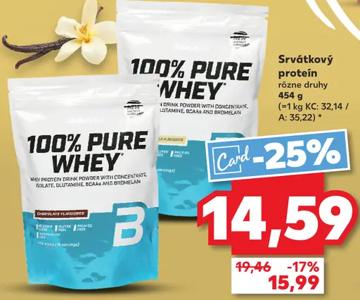 Body & Future 100% Pure Whey srvátkový proteín