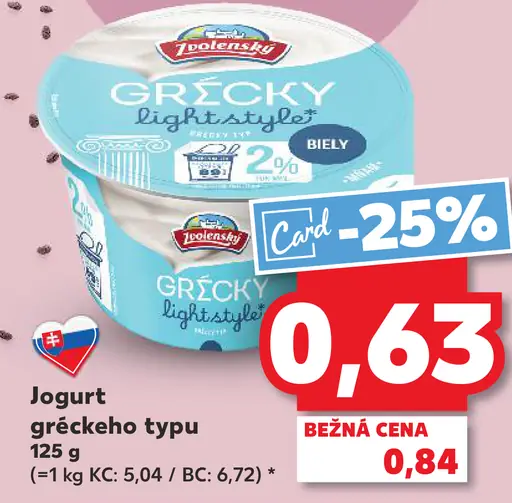 Zott Jogurt gréckeho typu biely