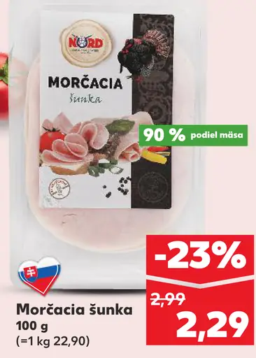 Křidélko Morčacia šunka