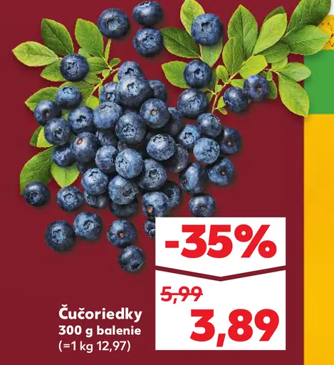 Čučoriedky čerstvé