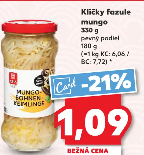 K-Classic Klíčky fazule mungo