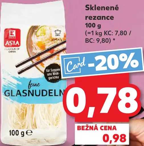 K-Classic Asia sklenené rezance