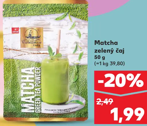 Vitharoni Matcha zelený čaj prášok