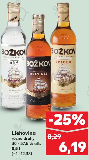 Böžkov liehovina rôzne druhy