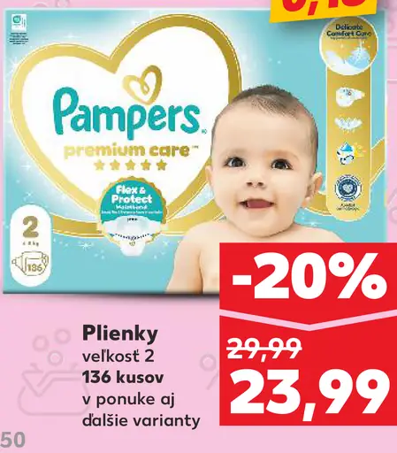 Pampers plienky veľkosť 2