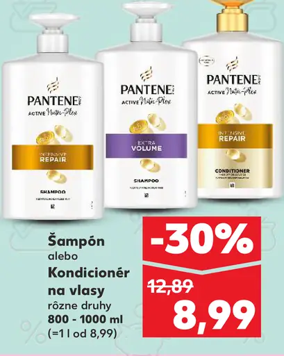Pantene šampón alebo kondicionér na vlasy rôzne druhy
