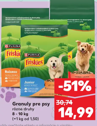 Purina Friskies granuly pre psy