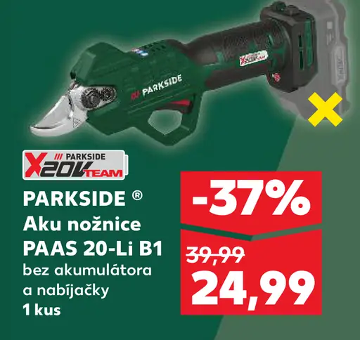 Parkside aku nožnice PAAS 20-Li B1 bez akumulátora a nabíjačky