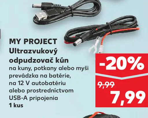 My Project ultrazvukový odpudzovač kún pre auto