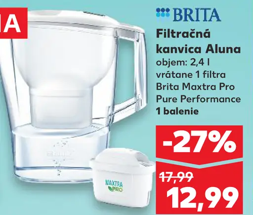 Brita Filtračná kanvica Aluna