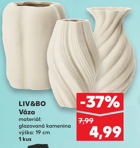 LIV&BO váza kameninová glazovaná