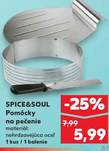 SPICE&SOUL pomôcky na pečenie z nehrdzavejúcej ocele