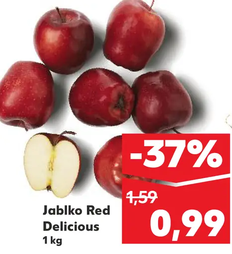Jablko Red Delicious