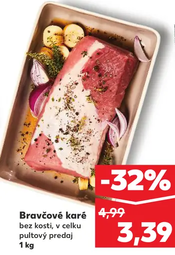 Bravčové karé bez kosti vcelku