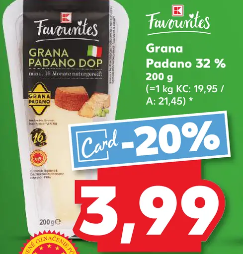 K-Favourites Grana Padano DOP 32 %