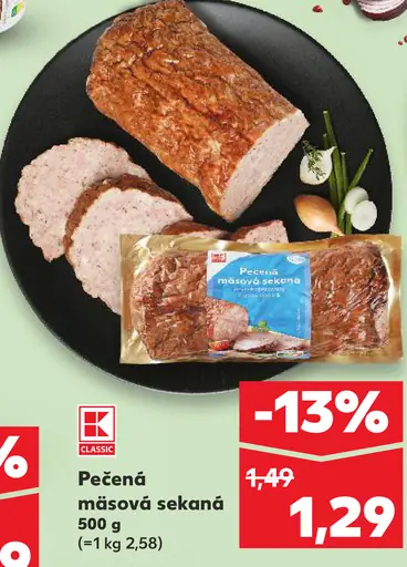 K-Classic Pečená mäsová sekaná