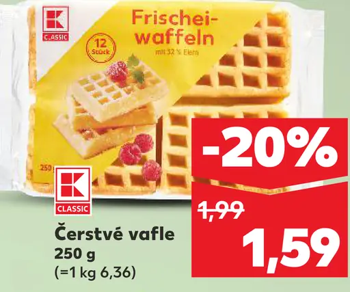 K-Classic Čerstvé vafle