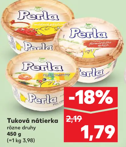 Perla Tuková nátierka