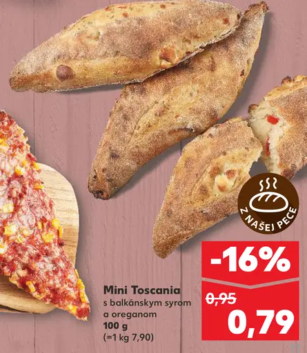 Mini Toscania s balkánskym syrom a oreganom