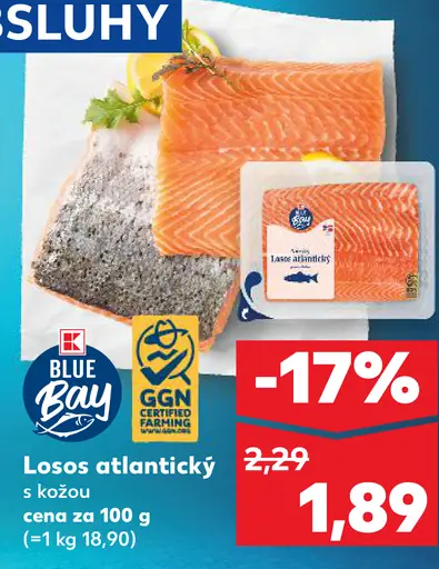 Blue Bay Losos atlantický s kožou