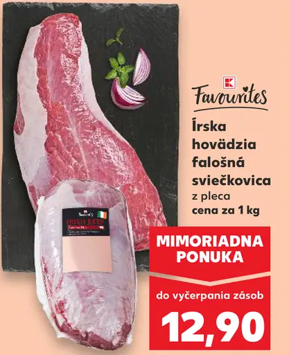 Irska hovädzia falošná sviečkovica z pleca