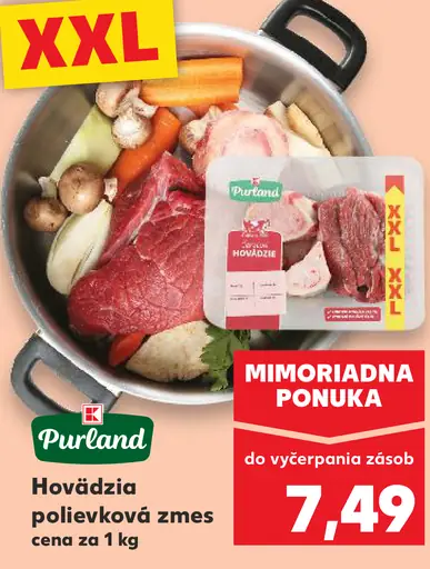 Purland hovädzia polievková zmes XXL