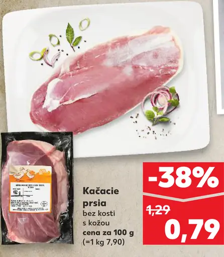Kaufland Kačacie prsia bez kosti s kožou