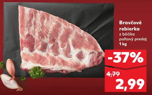 Bravčové rebierka z bočka