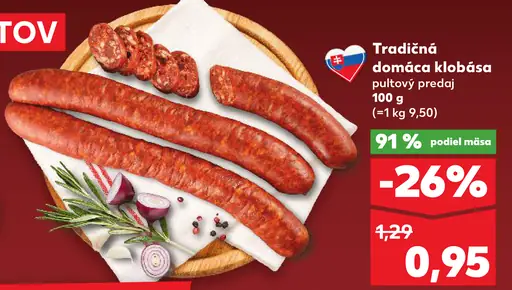 Tradičná domáca klobása