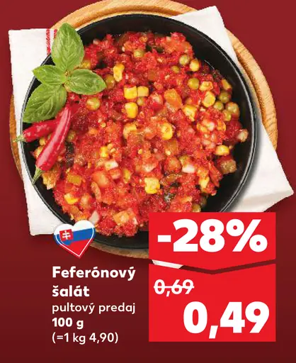 Feferónový šalát