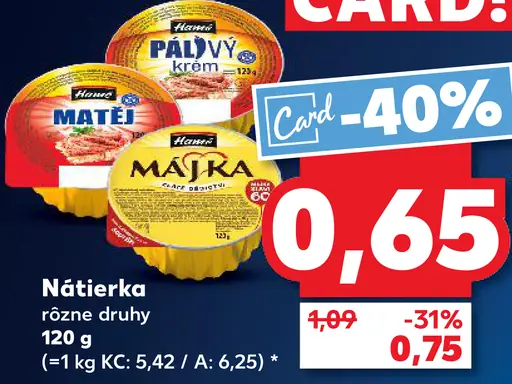 Palýv Natierka rôzne druhy