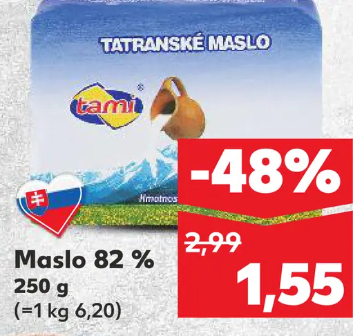 Maslo 82%