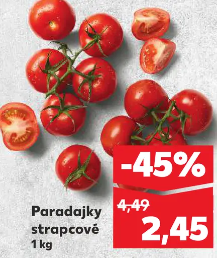 Paradajky strapcové