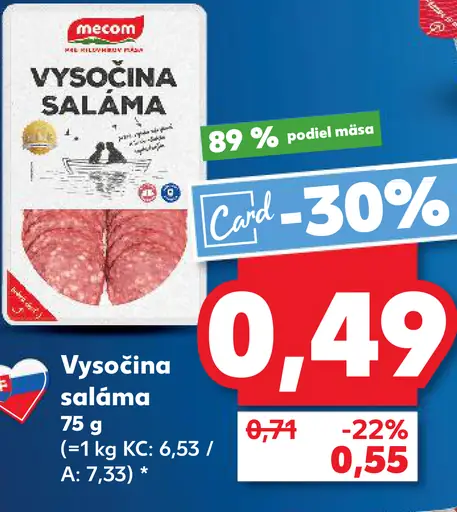 Mecom Vysočina saláma