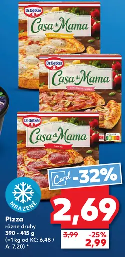Dr. Oetker Casa di Mama pizza rôzne druhy