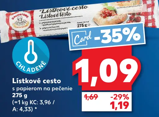 Lístkové cesto s papierom na pečenie