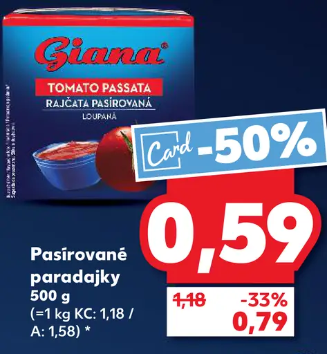 Giana Pasírované paradajky