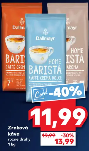 Dallmayr Barista zrnková káva