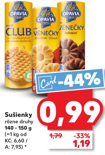 Opavia Club Venčeky sušienky