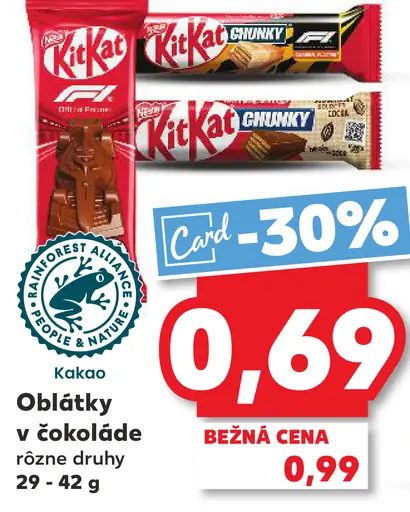 Nestlé Kit Kat čokoládové oblátky