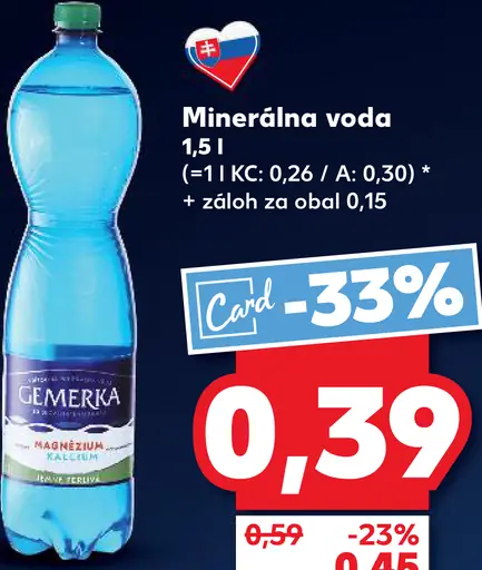 Minerálna voda Gemerka