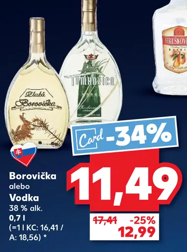 Borovička alebo vodka